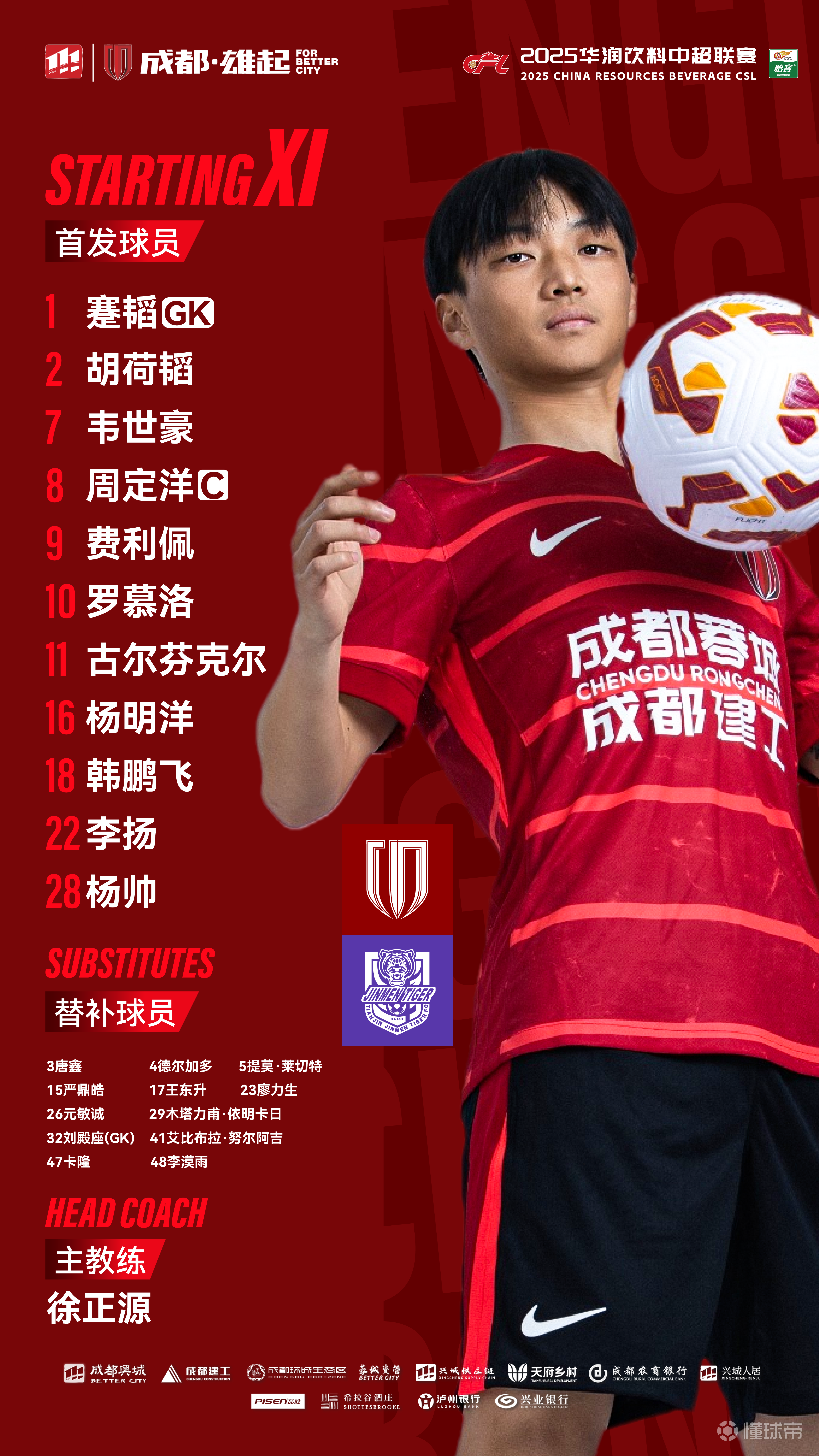 关于冲刺阶段成都蓉城调整名单以备欧篮联，官宣签约环节打磨，信心回归，身体对抗强度拉满的信息-九游娱乐